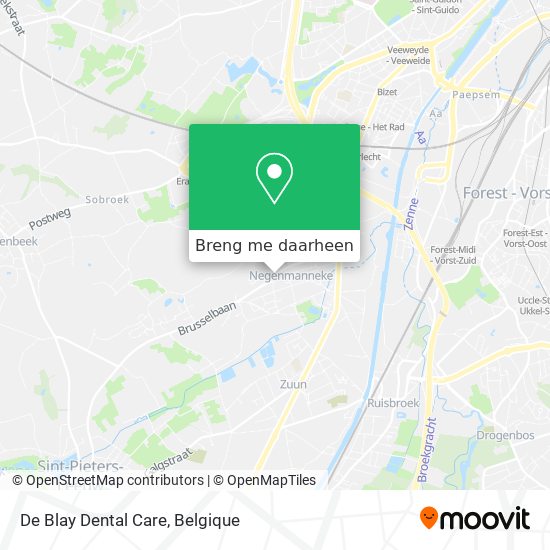 De Blay Dental Care kaart