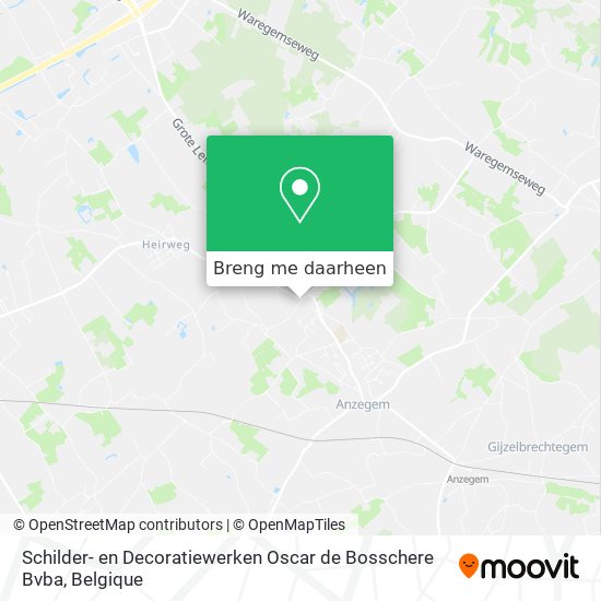 Schilder- en Decoratiewerken Oscar de Bosschere Bvba kaart