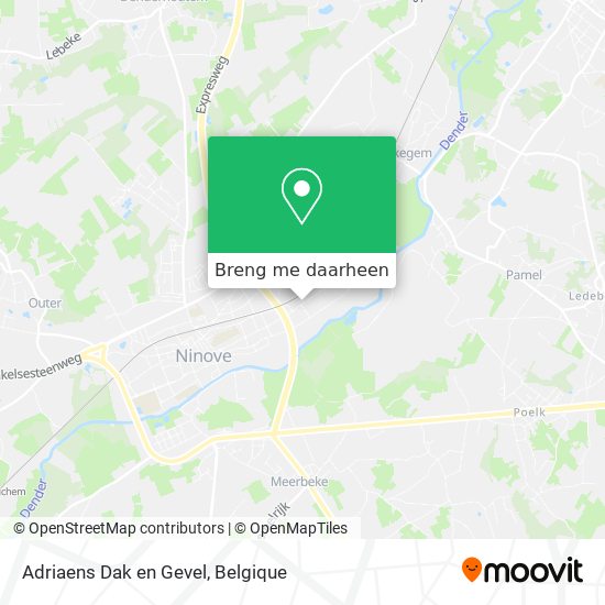 Adriaens Dak en Gevel kaart