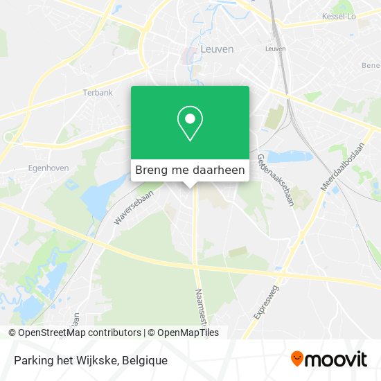 Parking het Wijkske kaart