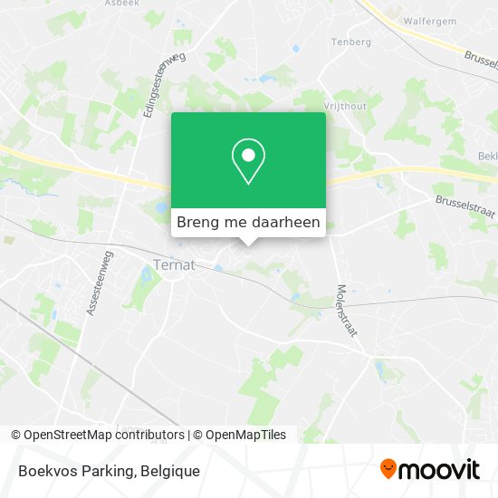 Boekvos Parking kaart