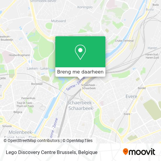 Lego Discovery Centre Brussels kaart