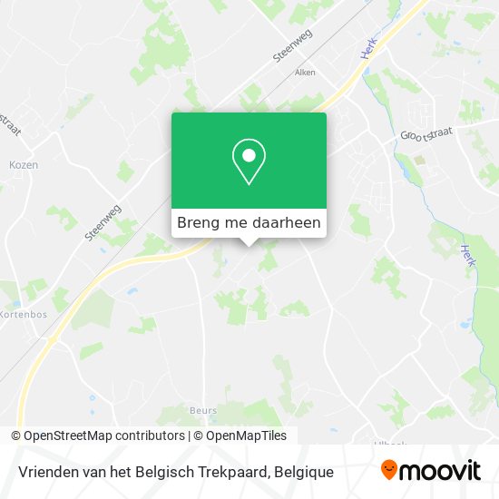 Vrienden van het Belgisch Trekpaard kaart