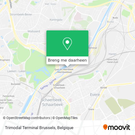 Trimodal Terminal Brussels kaart