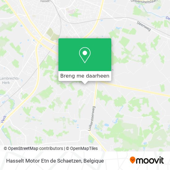 Hasselt Motor Etn de Schaetzen kaart