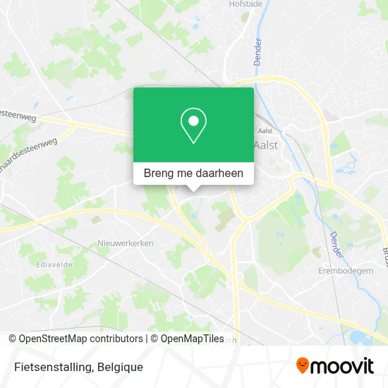 Fietsenstalling kaart