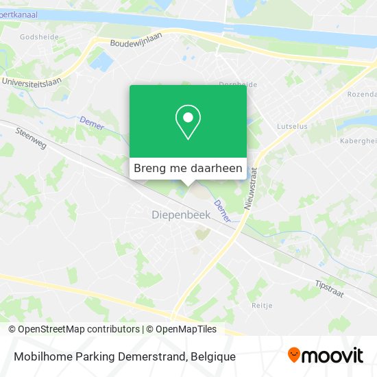 Mobilhome Parking Demerstrand kaart