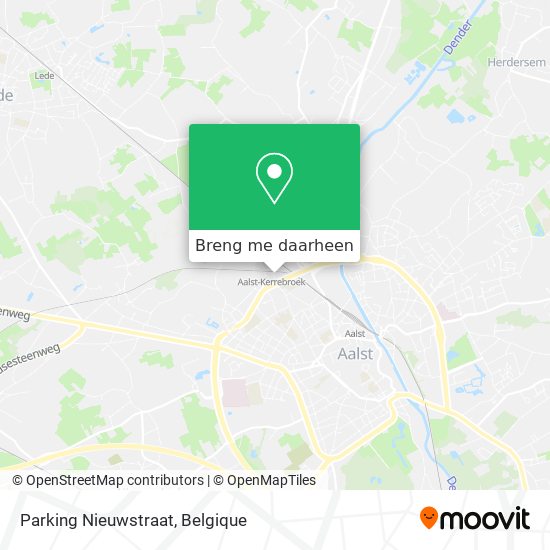 Parking Nieuwstraat kaart