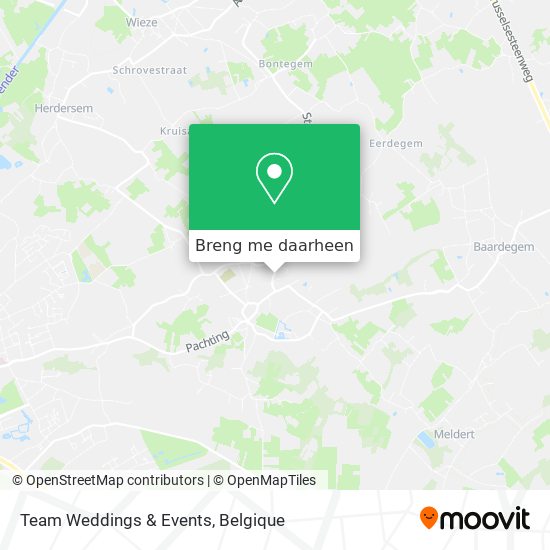 Team Weddings & Events kaart