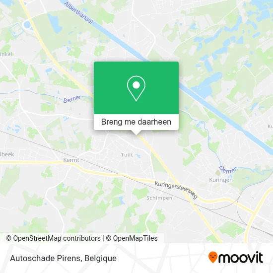 Autoschade Pirens kaart