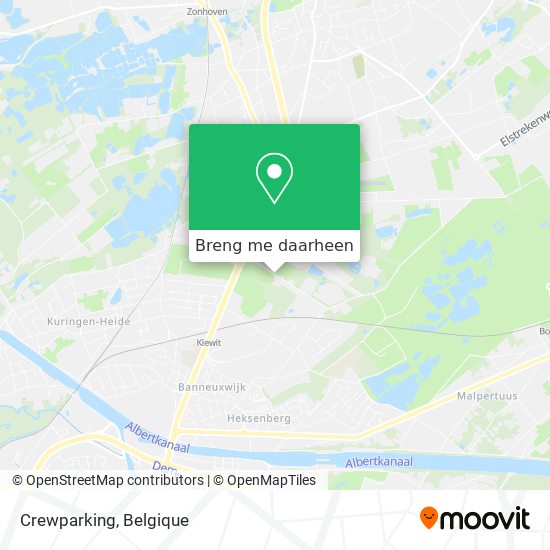 Crewparking kaart