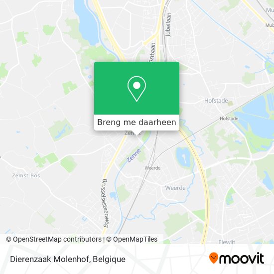 Dierenzaak Molenhof kaart