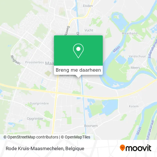 Rode Kruis-Maasmechelen kaart
