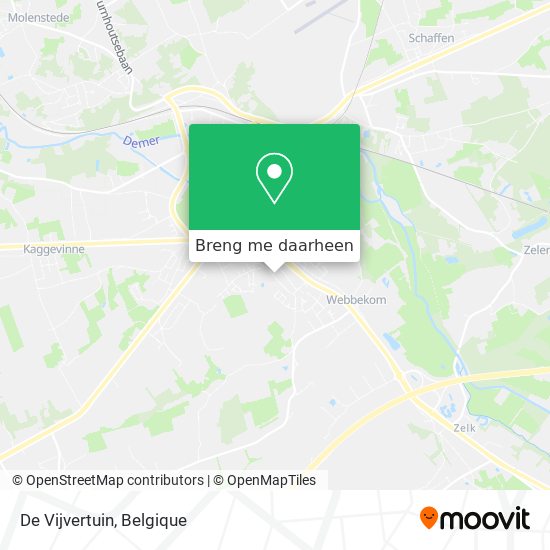 De Vijvertuin kaart