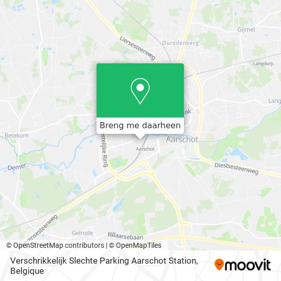 Verschrikkelijk Slechte Parking Aarschot Station kaart