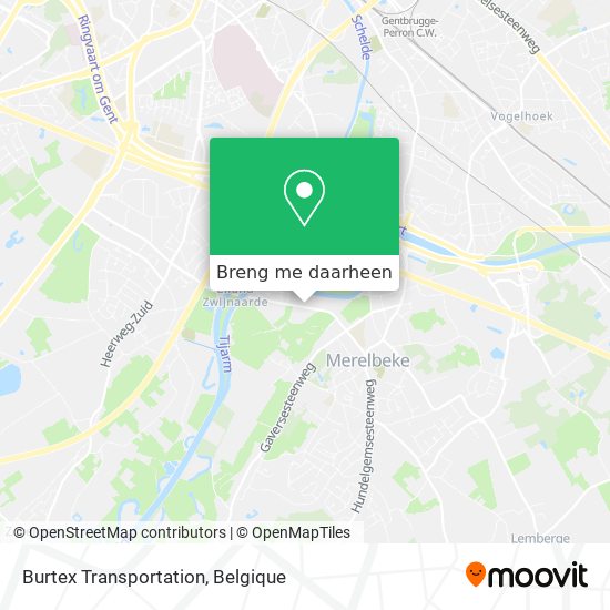 Burtex Transportation kaart