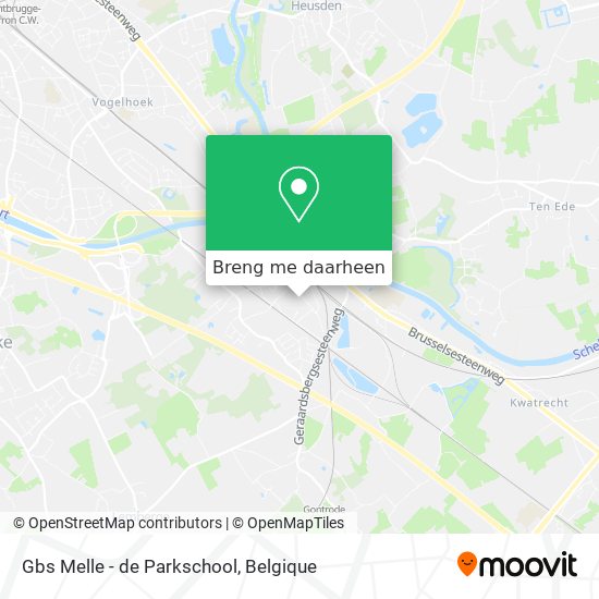 Gbs Melle - de Parkschool kaart
