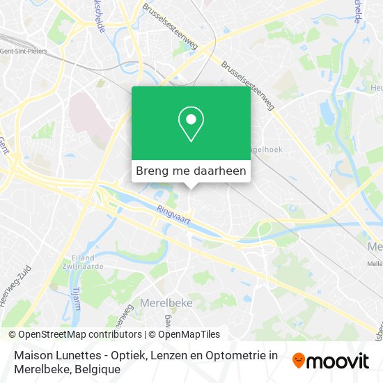 Maison Lunettes - Optiek, Lenzen en Optometrie in Merelbeke kaart