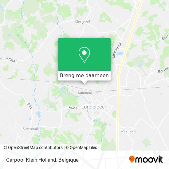 Carpool Klein Holland kaart