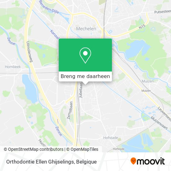 Orthodontie Ellen Ghijselings kaart