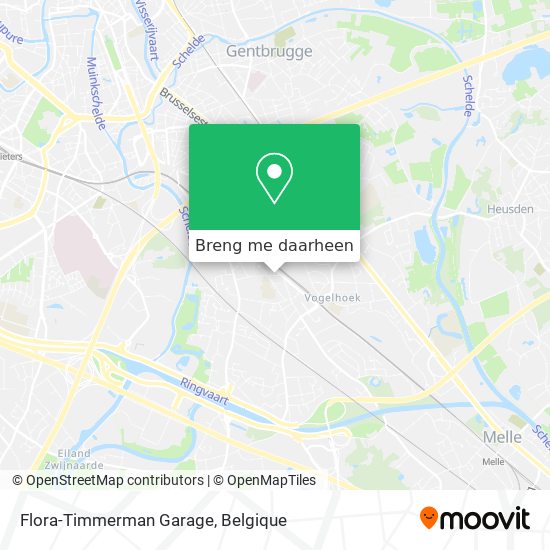 Flora-Timmerman Garage kaart