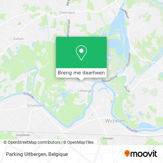 Parking Uitbergen kaart