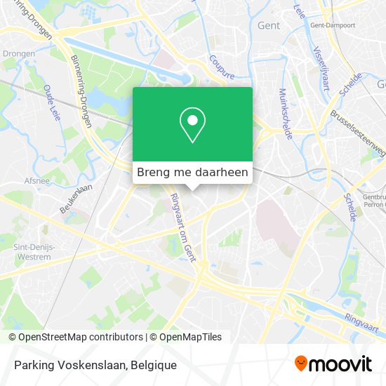 Parking Voskenslaan kaart
