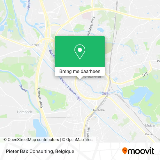 Pieter Bax Consulting kaart