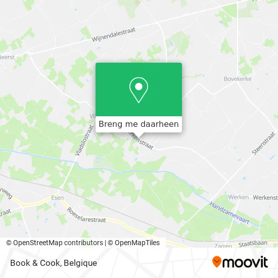 Book & Cook kaart