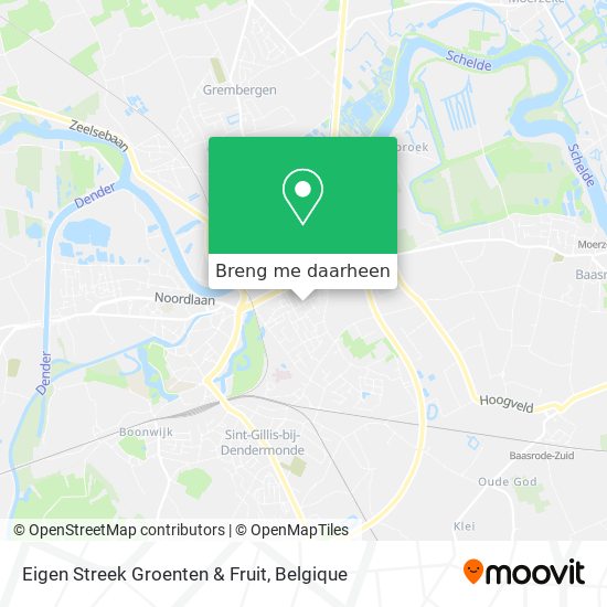 Eigen Streek Groenten & Fruit kaart