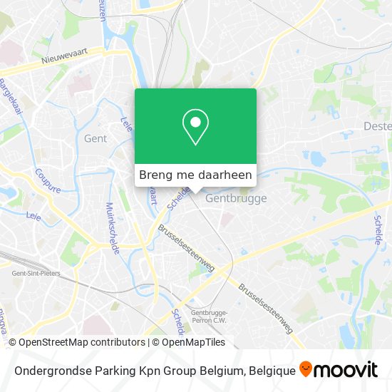 Ondergrondse Parking Kpn Group Belgium kaart