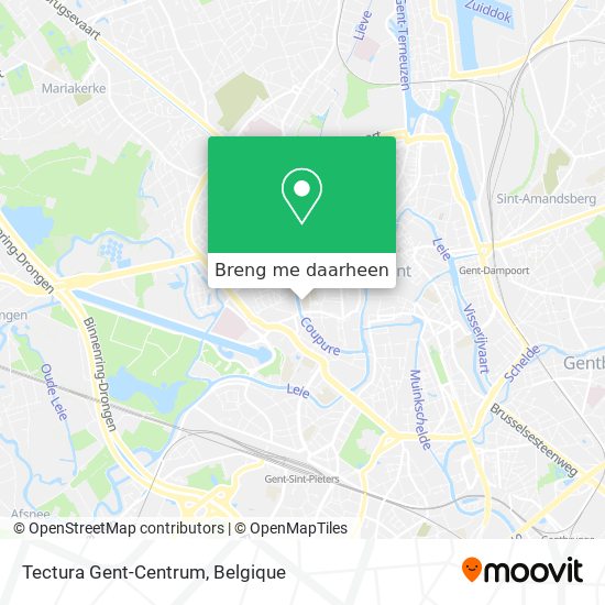 Tectura Gent-Centrum kaart