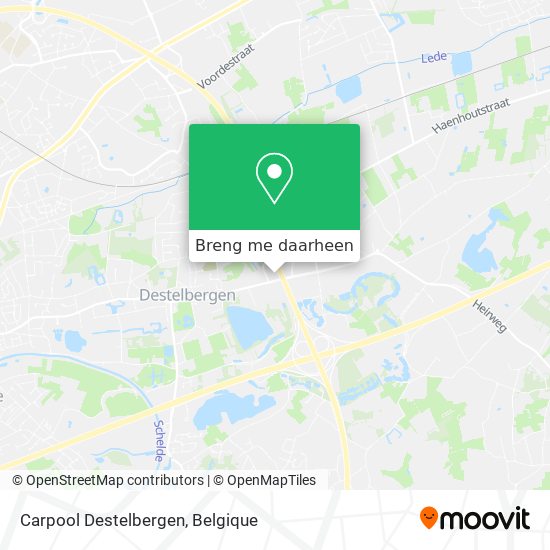 Carpool Destelbergen kaart