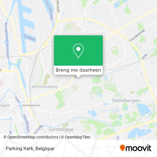 Parking Kerk kaart