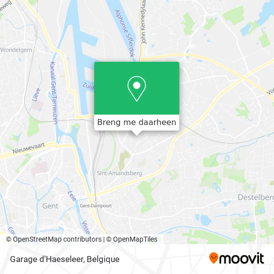 Garage d'Haeseleer kaart