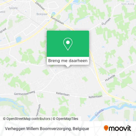 Verheggen Willem Boomverzorging kaart