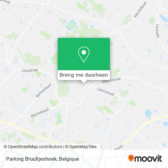 Parking Bruultjeshoek kaart