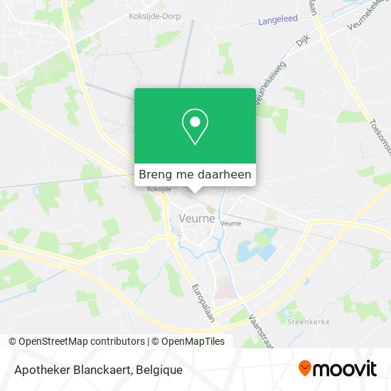 Apotheker Blanckaert kaart