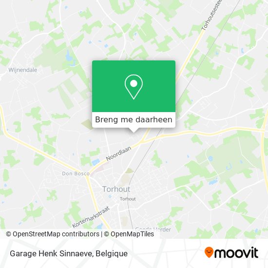 Garage Henk Sinnaeve kaart