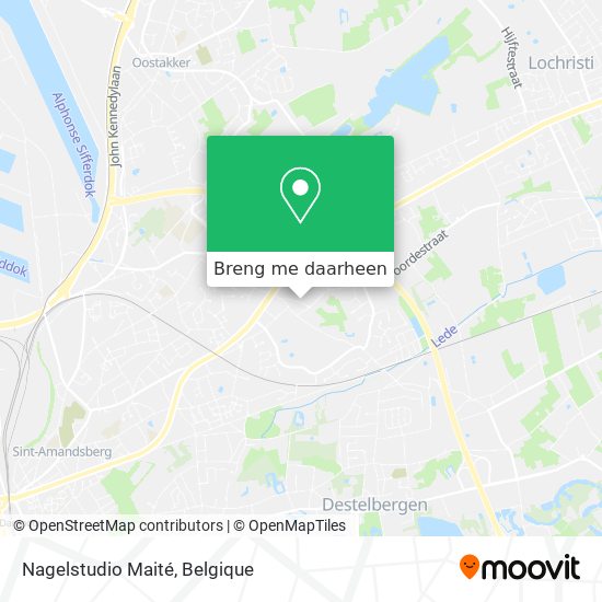 Nagelstudio Maité kaart