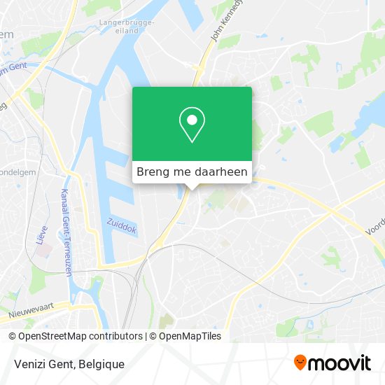 Venizi Gent kaart