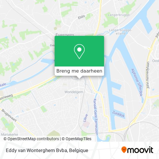 Eddy van Wonterghem Bvba kaart