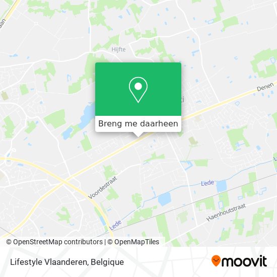 Lifestyle Vlaanderen kaart