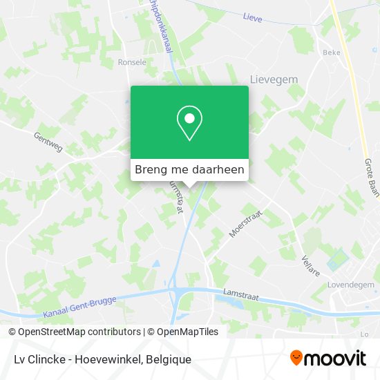 Lv Clincke - Hoevewinkel kaart