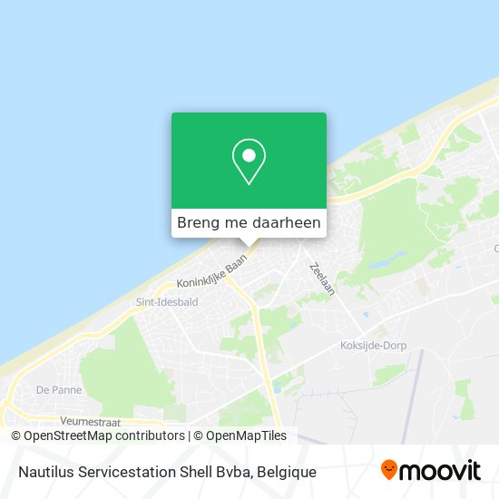 Nautilus Servicestation Shell Bvba kaart