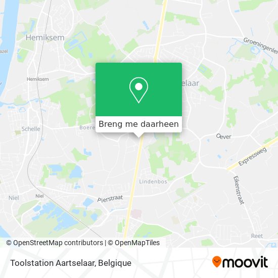 Toolstation Aartselaar kaart