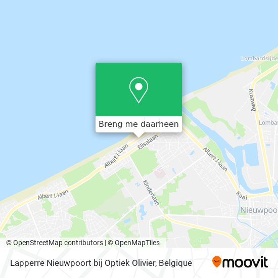 Lapperre Nieuwpoort bij Optiek Olivier kaart