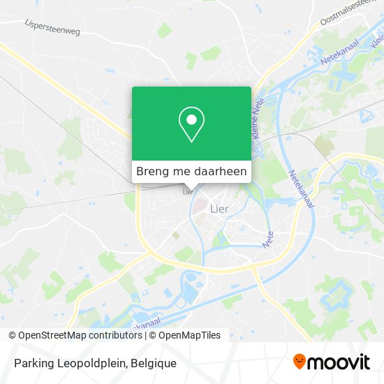 Parking Leopoldplein kaart