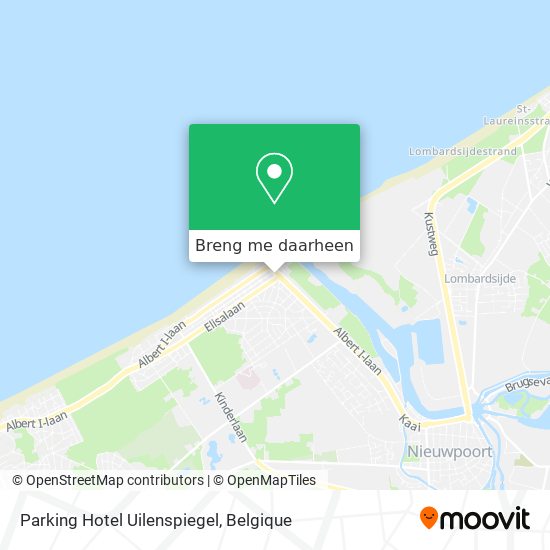 Parking Hotel Uilenspiegel kaart