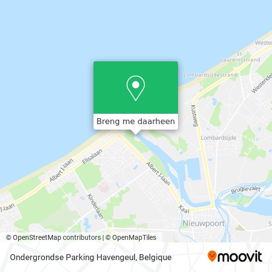 Ondergrondse Parking Havengeul kaart